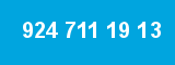 924 711 19 13 924 711 19 13